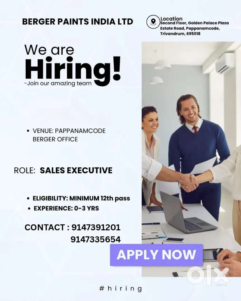 Sales executive/shop boy