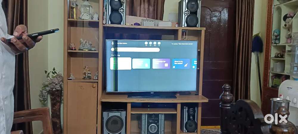 Tv stand and chaira
