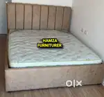 HAMZA FURNITURE New designer stylish look plywood king size bed 6by6