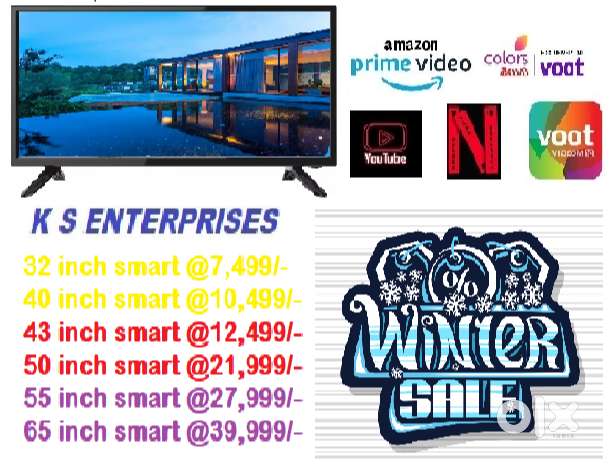 55 inch smart QLED @ 27999/-only with Bluetooth,inbuilt voice command