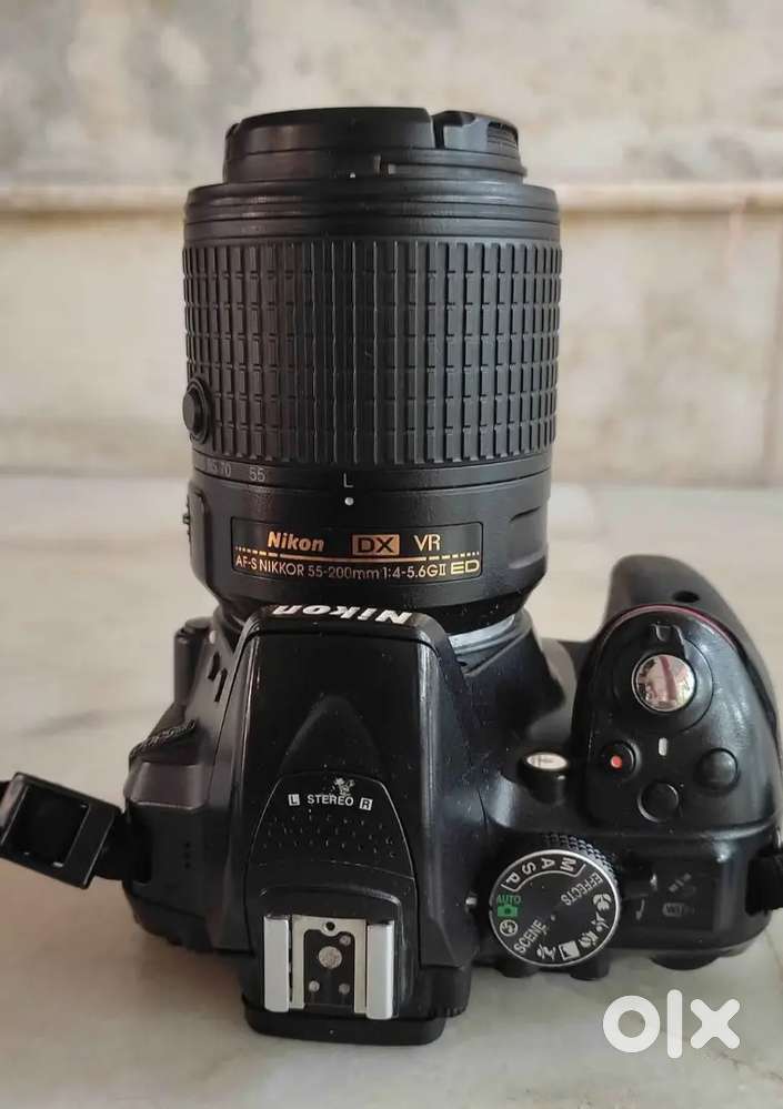 Nikon d5300 body + 55-200 lens