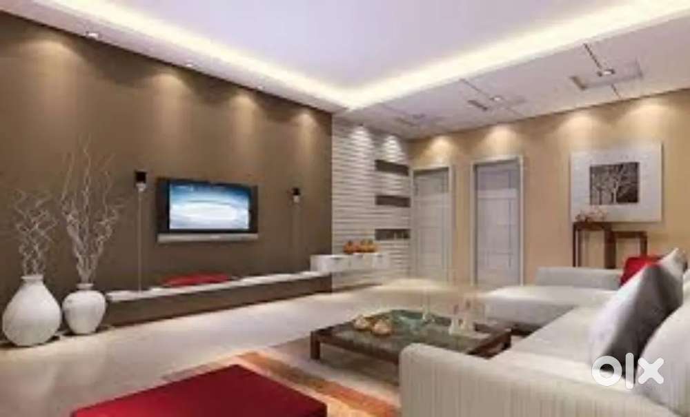 फलेट अरजंन्ट में तैयार करके देंगे फ़र्निचर कलर पीओपी वकॅ बना देंगे