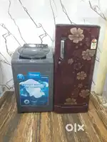 Whirlpool latest flower model refrigerator & whirlpool washing machine