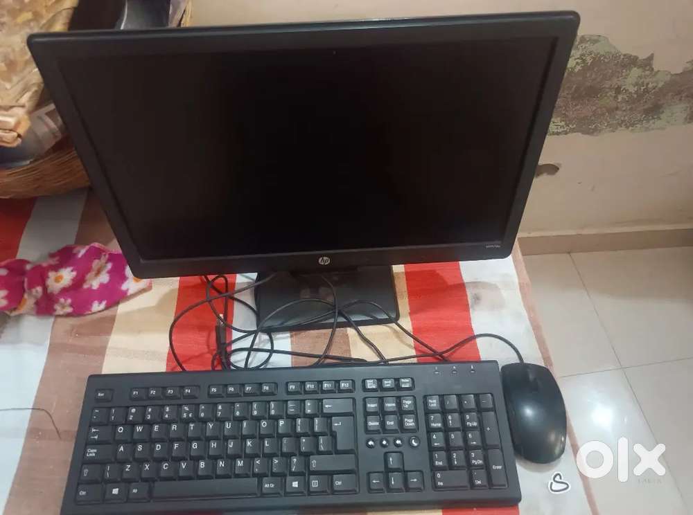 Hp led monitor. Hp keyboard .Hap mouse in new condition