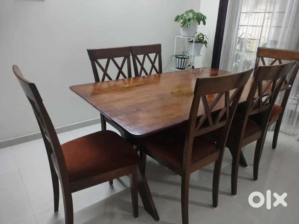 Malaysian Wood Dining table set