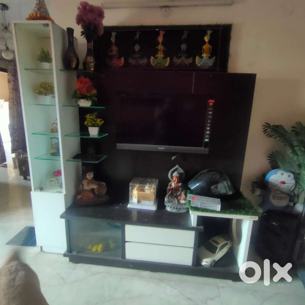 Tv unit with multiple rack