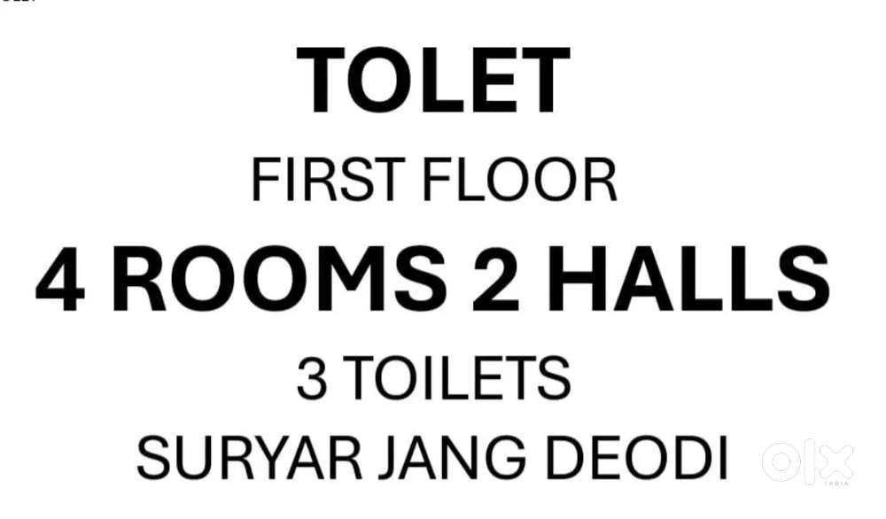 LUXURIOUS 4 BHK 4 BEDROOM 2HALL FOR RENT