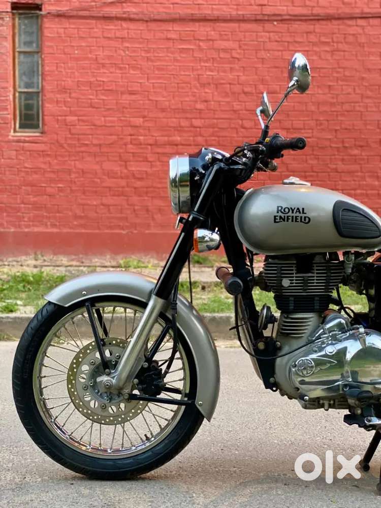 2018 royal Enfield classic gunmetal haryana number