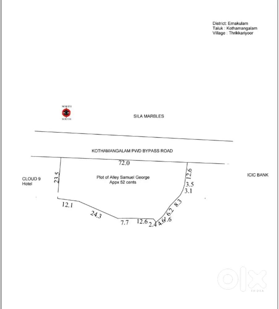 LAND WITH PROPOSED BUILDING AT ERNAKULAM