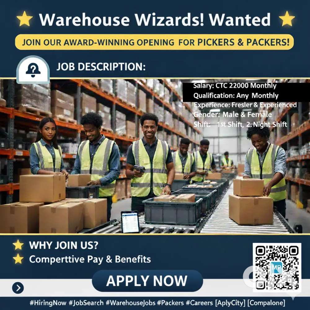 Urgent Picker Needed @Sollinganallur