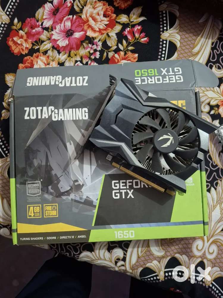 Zotac GTX 1650 4GB – Perfect Condition  High-Performance Gaming GPU