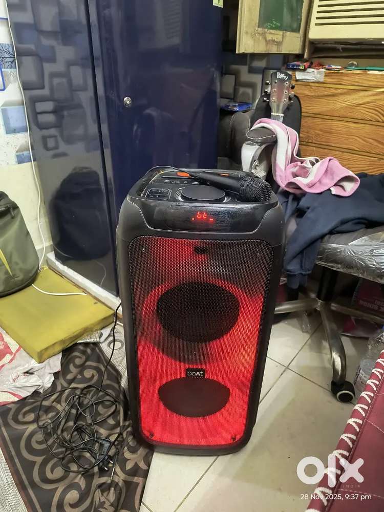 boAt PartyPal 400 160-Watt Bluetooth Speaker with Mic for karaoke,