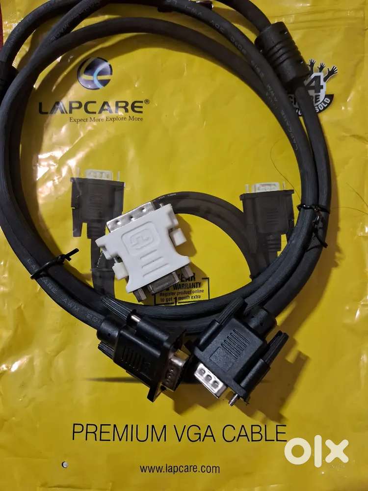 Vga cable high quality 1.5m  with VGA to DVI CONVERTER