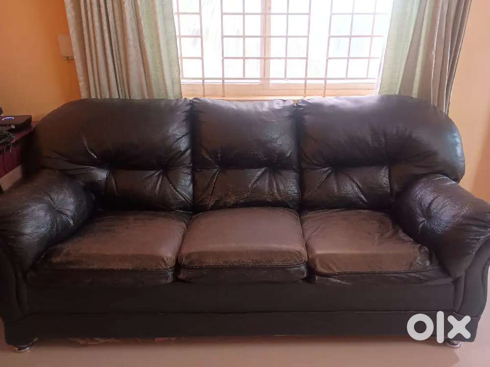 Used sofa leather one