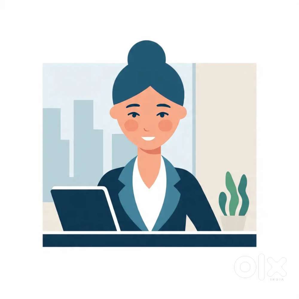 Receptionist job only for girls