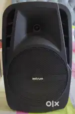 Astrum Trolley Multimedia Speaker with Charger, Remote, and Wired Mic