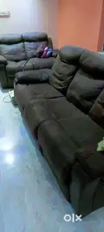 Recliner Leather Sofa