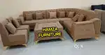 HAMZA FURNITURE NEW DESIGNER PLYWOOD L Shape Corner Sofa Set