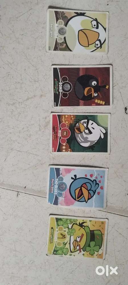 Angry birds rare collective cards