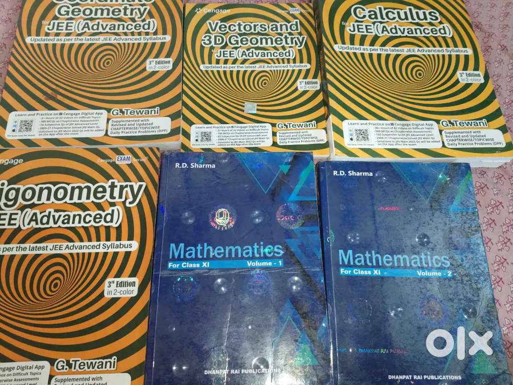 Rd shrma , Cengage Complete  – JEE Preparation Books in Good Condition