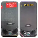 PHILIPS VINTAGE SPEAKERS 5 inch
