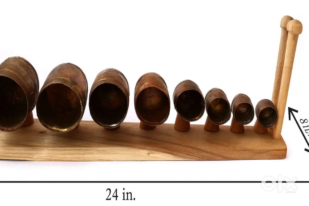Kutchi bells/cowbells/bell scale idiophone/folk marimba/xylophone