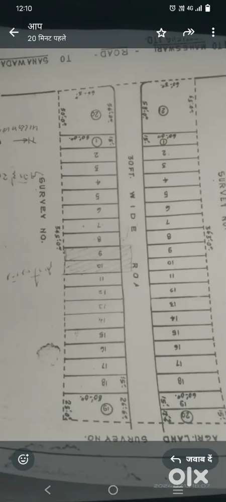 Plot for sale pratap nagar near Nirmala convent school