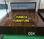 HAMZA FURNITURE New designer stylish look particle wood Bed 6by6