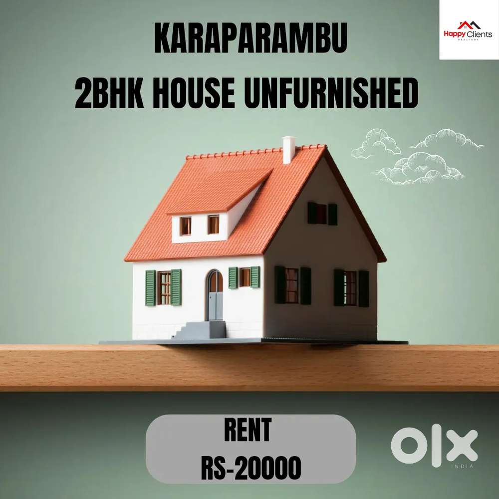 Karaparambu 2 bhk unfurnished for available