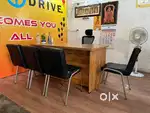 Office Table with multi  flexable chair (just few months only usage)