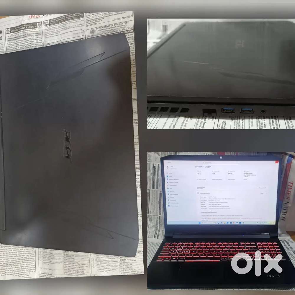 Acer Gaming Laptop With Nvidia GeForce 4gb RTX 3050 Graphics Card