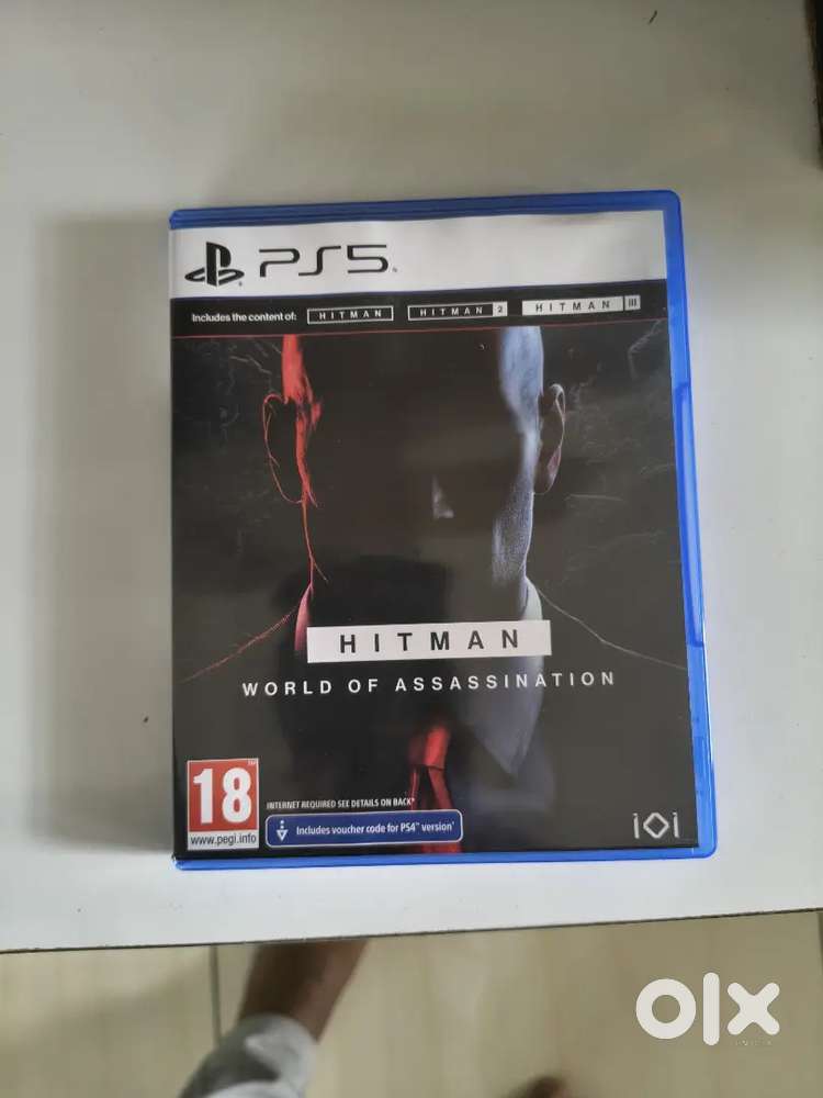 HITMAN WORLD OF ASSASSINATION PS5 disc ( Includes Hitman 1, 2 & 3 )