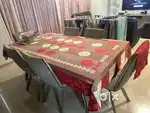 6 seater dining table with 6 chairs