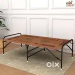 Wooden folding bed