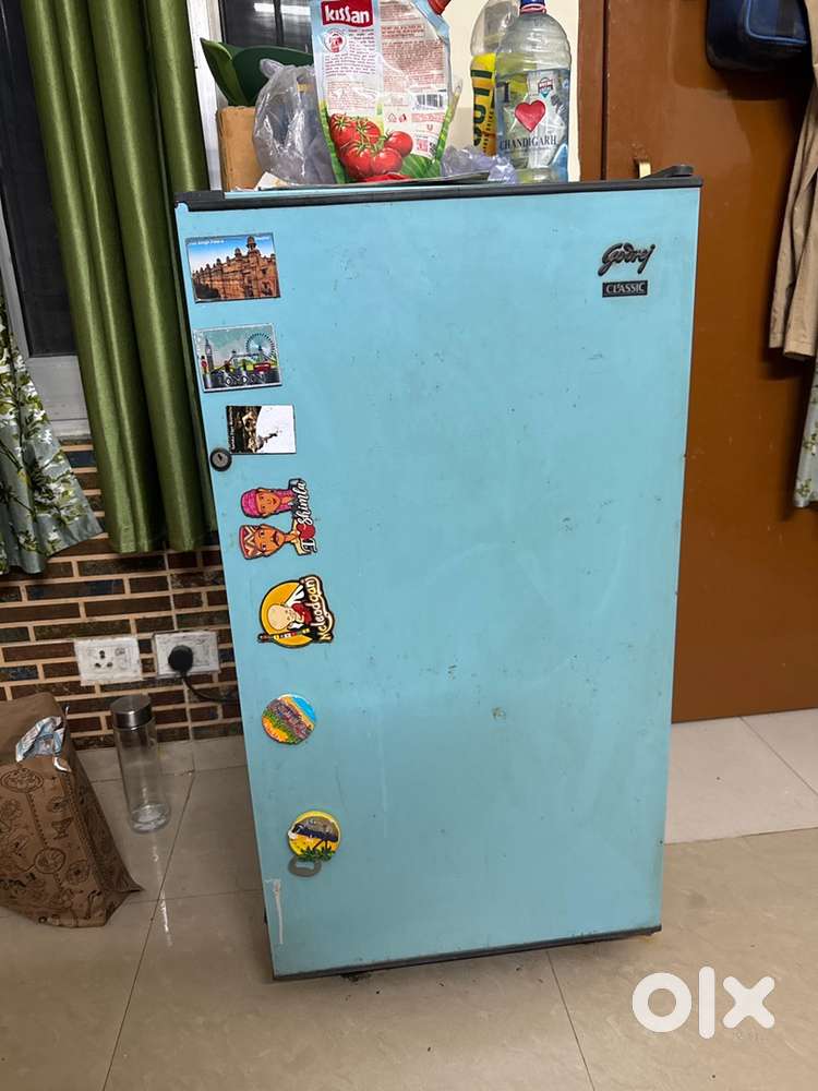 A small fridge