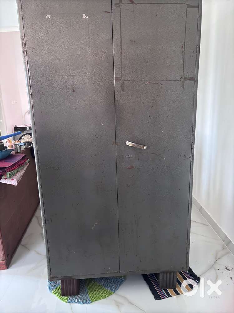 Stepney Wheel, Iron Almirah, Cricket Kit, Drawer.