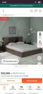 Queen size bed with storage and queen size matress