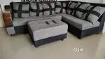 7 seater L shape corner sofa set is for sale at 15000.