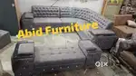 Top excellent look l shape corner sofa set 3 years warranty AA 03