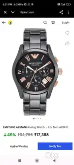 Man Watch Armani