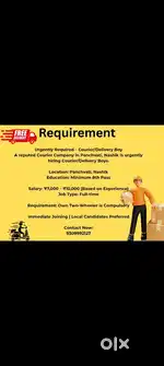 Courier delivery executive