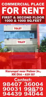 Office Space for Rent – Prime Location in Karungal, Tamil Nadu