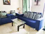 Sofa with Glass table in very good condition