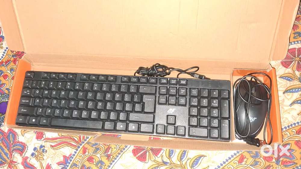 Wired keyboard and mouse & wireless Zebronic mouse