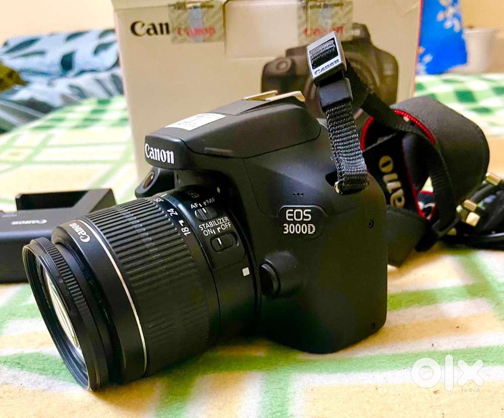Canon 3000d camera with 18 to 55mm lens good condition