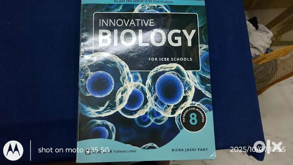 Selling a book class 8 ICSE school in good condition