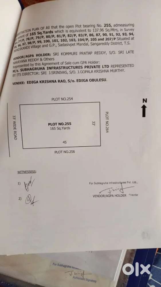 PLOT FOR SALE in NANDIKANDI - SHUBAGRUHA PRPJECTS