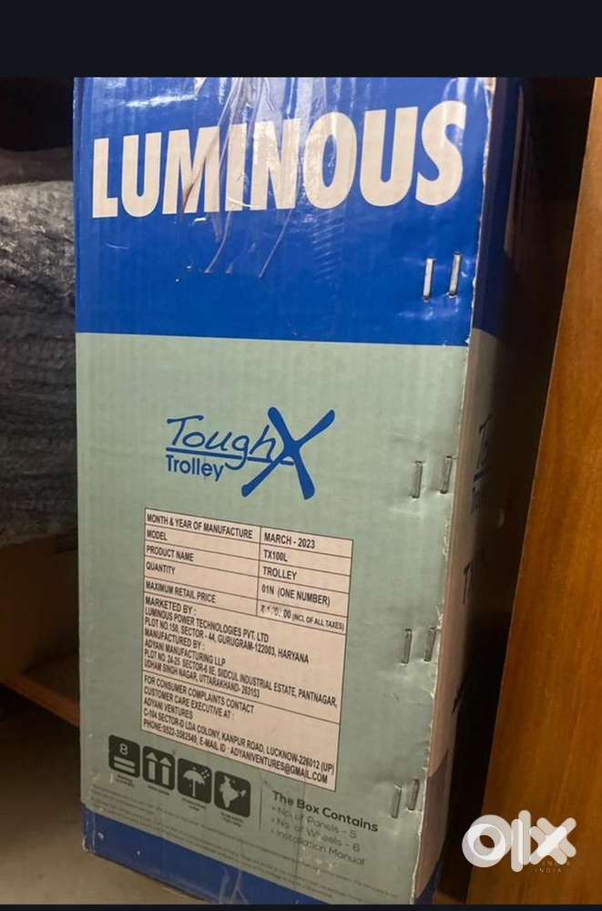 Luminous ThoughX TX100L Trolley for Inverter and battery new box pack