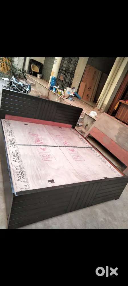 New bed with box 6*6 home delivery available
