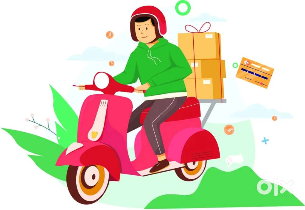 Free Job Parcel Delivery boys bike ride Ji